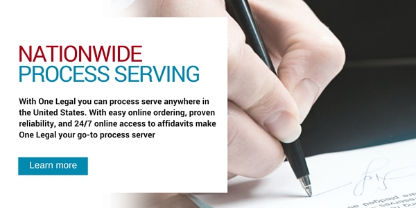 One Legal Process Serving