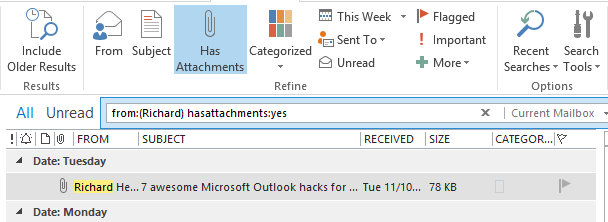 MS Outlook tips and tricks