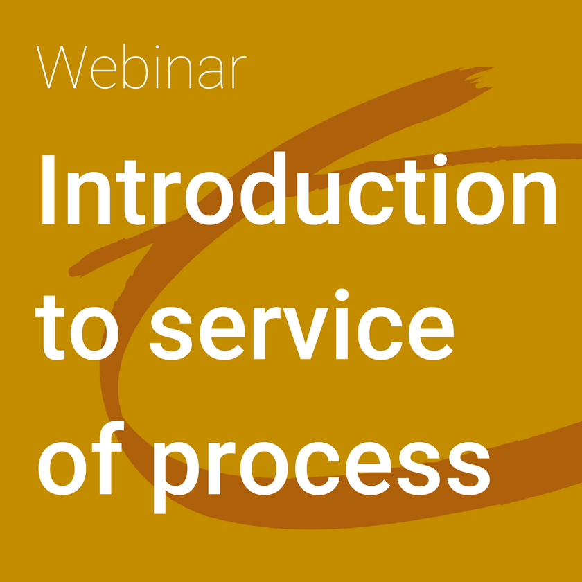 Intro to process of service video webinar